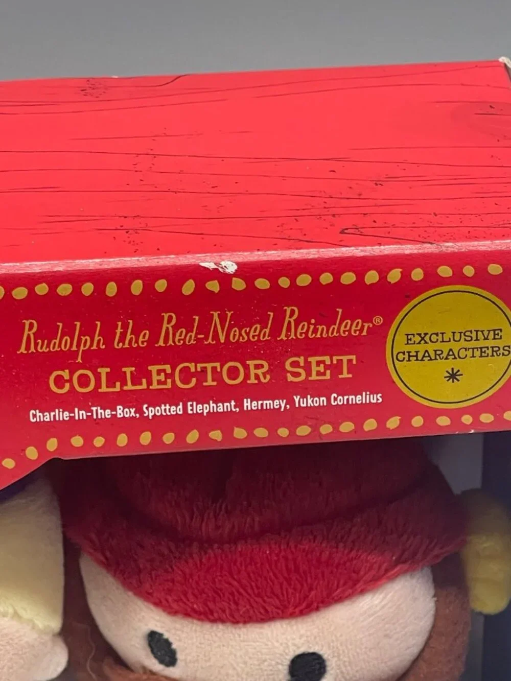hallmark itty bittys Rudoph the red nose reindeer collector set READ NEW